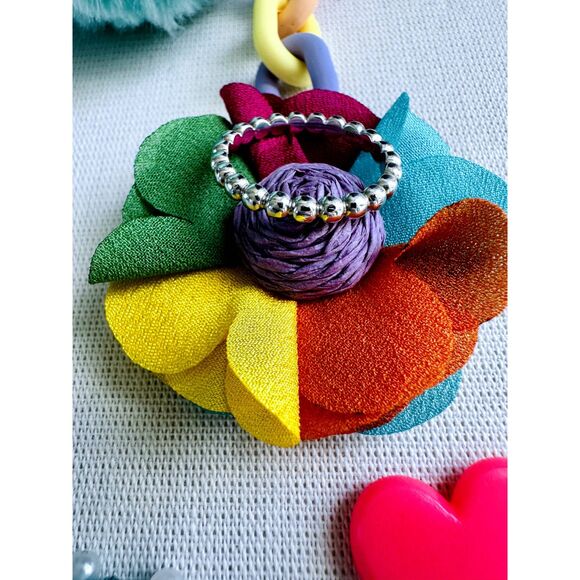 Tiffany & Co. Beaded Bead Ball Ring in Silver, sz 8 - Picture 2 of 4